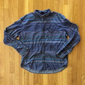 J. Crew Men's Slim Aztec Long Sleeve Shirt